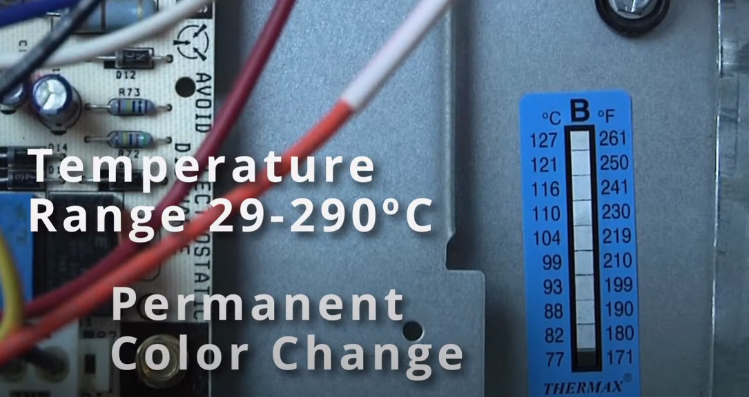 Ứng dụng của giấy đo nhiệt độ Thermax label